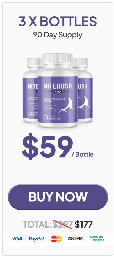 NiteHush Pro buy 3 bottle