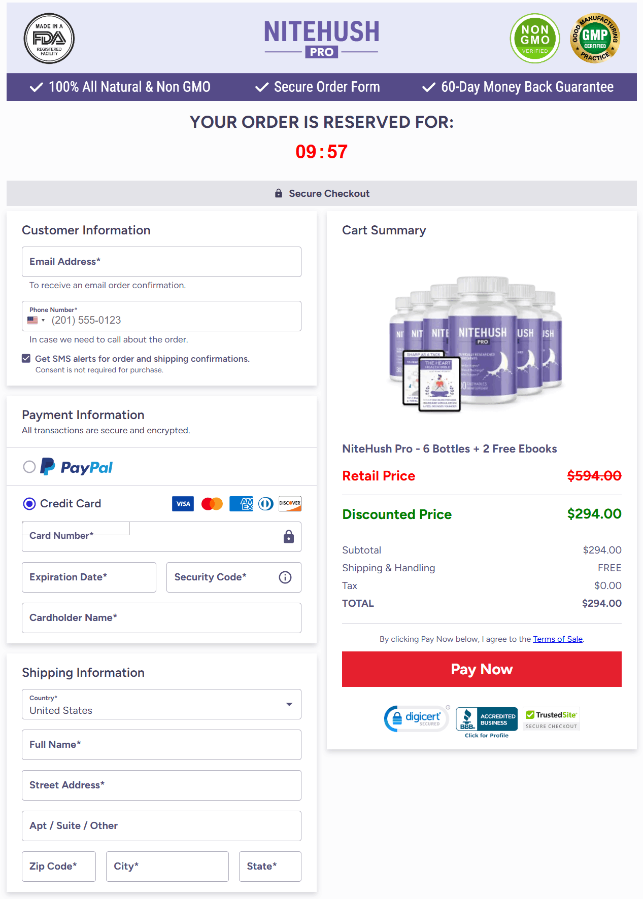 NiteHush Pro official website order